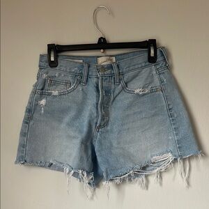 Women's Distressed Denim Shorts